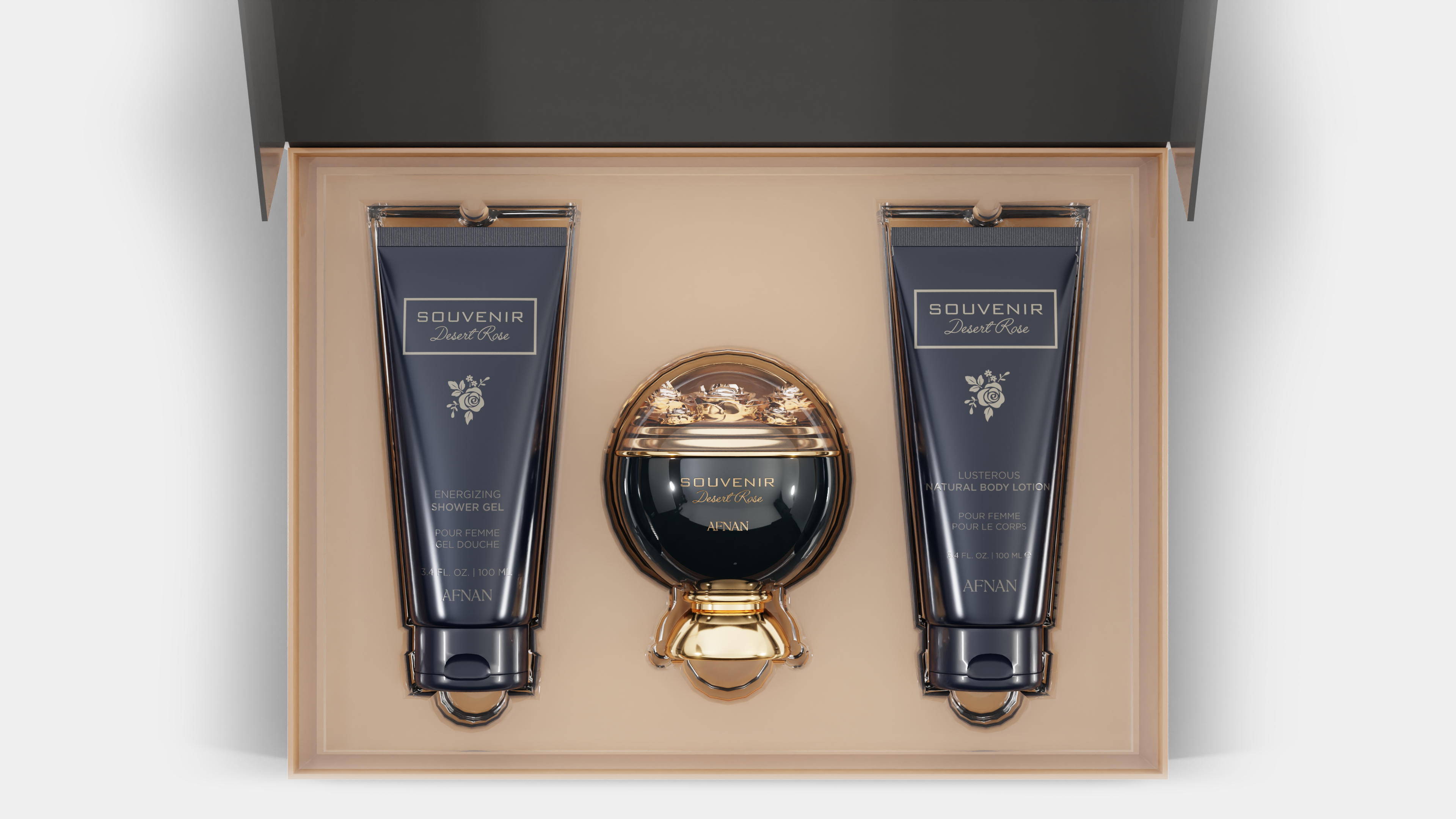 CADEAUSET SOUVENIR DESERT ROSE